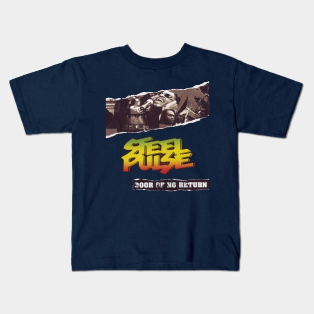 Steel Pulse Door Of No Return Kids T-Shirt by Ladevint Osten